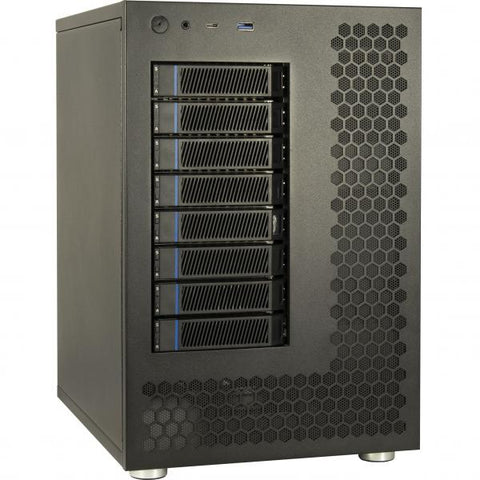 Inter-Tech NAS-8 Custodia per Disco Rigido (HDD) Nero 2.5/3.5"