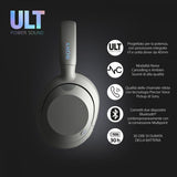 SONY ULT WEAR 900 CUFFIE BLUETOOTH WIRELESS CON ULT POWER SOUND, BASSI PROFONDI, NOISE CANCELLING, OTTIMA QUALITA' DELLE CHIAMATE, DURATA DELLA BATTERIA FINO A 30 ORE, IOS E ANDROID OFF WHITE