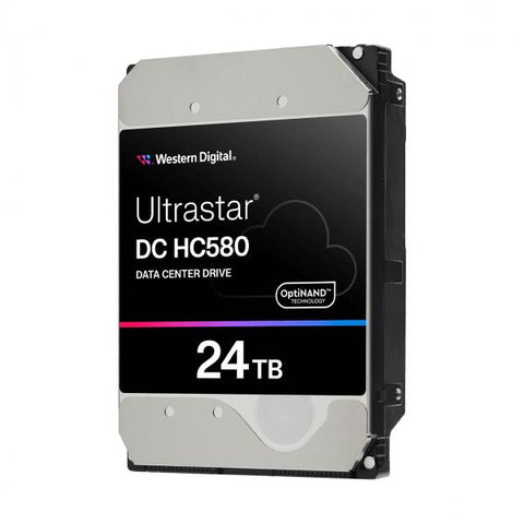 Disco duro Western Digital Ultrastar DC HC580 de 24 TB SAS de 3,5", caché de 512 MB, 7200 rpm