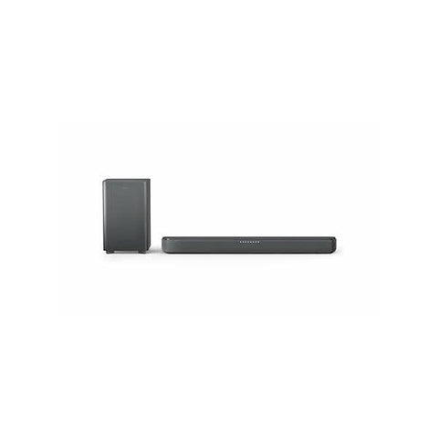 PHILIPS TAB5309 SOUNDBAR 2.1 CON SUBWOOFER WIRELESS - 2.1 CANALI 240W, DTS VIRTUAL X, BLUETOOTH 5.4, HDMI ARC, CONNESSIONE OTTICA ED USB GRIGIO SCURO