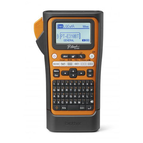 Brother PT-E310BTVP stampante per etichette (CD) Trasferimento termico 180 x 180 DPI 20 mm/s Con cavo e senza cavo HSE/TZe Bluetooth QWERTZ