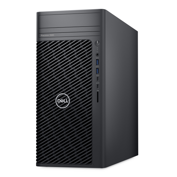 DELL PRECISION 3680 TOWER WORKSTATION i9-14900K RAM 32GB-SSD 1.000GB NVMe-INTEL UHD GRAPHICS 770-1.000W 80 PLUS PLATINUM-WIN 11 PROF NERO (F8CF1)
