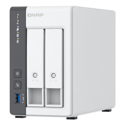 QNAP TS-216G server NAS e di archiviazione Tower Collegamento ethernet LAN Bianco Cortex-A55