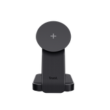 TRUST VIRO 3 IN 1 CARICABATTERIE MAGNETICO 20 W PER iPHONE - APPLE WATCH - AIRPODS CON STAND RICHIUDIBILE NERO