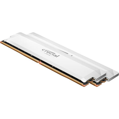 CRUCIAL PRO OVERCLOCKING EDITION 32GB KIT 2 x 16 GB DDR5 6.000MHz XMP 3.0 / EXPO CL36 RAM BIANCO