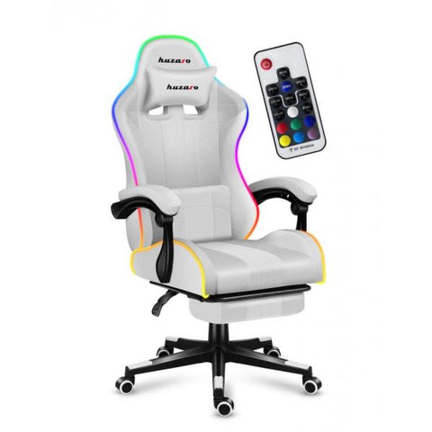 Huzaro FORCE 4.7 Sedia da gaming per PC Seduta a dondolo (culla) Bianco