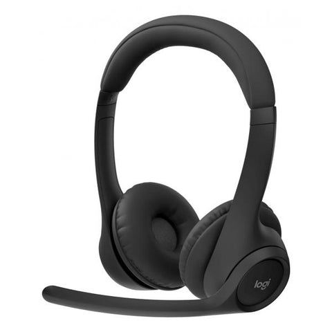 LOGITECH ZONE 305 CUFFIE CON MICROFONO OVER EAR BLUETTOH 5.3 MULTIPOINT ISOLAMENTO DAL RUMORE CERTIFICATO PER I TEAM MICROSOFT, WORKS WITH CHROMEBOOK MIDNIGHT BLACK