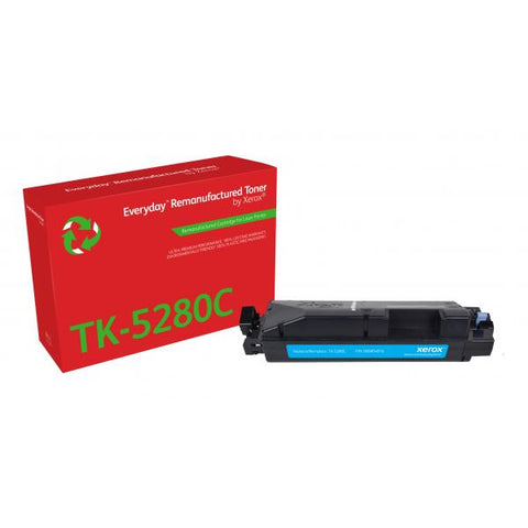 Everyday Rigenerato Toner rigenerato Everyday di Xerox Ciano compatibile con Kyocera TK-5280C, Capacit standard (EVERYDAY REMANUFACTURED TONER - CYAN REPLACES KYOCERA TK-5280C)