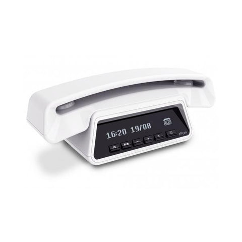 ALCATEL EPURE 3 PREMIUM TELEFONO CORDLESS DECT GAP DAL DESIGN ICONICO CON SEGRETERIA TELEFONICA BIANCO