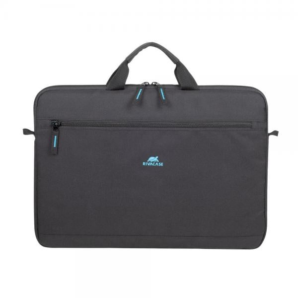 RIVACASE GREMIO BORSA PER NOTEBOOK DA 15.6" TASCA ESTERNA CON TRACOLLA NERO