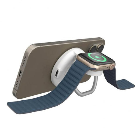 Targus HJ3310WHGL Caricabatterie per dispositivi mobili Cuffie, Smartphone, Orologio intelligente Bianco USB Carica wireless Ricarica rapida Interno