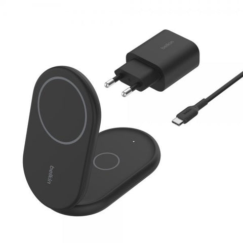 Belkin BoostCharge Cuffie, Smartphone Nero USB Carica wireless Ricarica rapida Interno