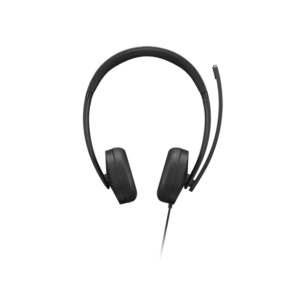 LENOVO 4XD1P83425 STEREO HEADSET GEN2 CUFFIA STEREO CON MICROFONO CAVO USB-A CONTROLLO VOLUME SUL CAVO NERO