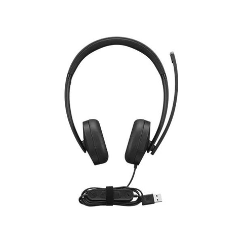 LENOVO 4XD1P83425 STEREO HEADSET GEN2 CUFFIA STEREO CON MICROFONO CAVO USB-A CONTROLLO VOLUME SUL CAVO NERO