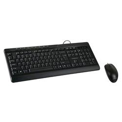 MEDIACOM M-MCK130 KIT TASTIERA E MOUSE WIRED CON CAVO INTERFACCIA USB 1.000 DPI NERO