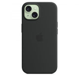 APPLE IPHONE 15 CUSTODIA MAGSAFE IN SILICONE NERO