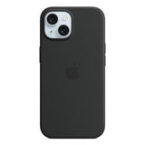 APPLE IPHONE 15 CUSTODIA MAGSAFE IN SILICONE NERO