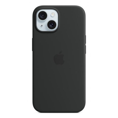 APPLE IPHONE 15 CUSTODIA MAGSAFE IN SILICONE NERO