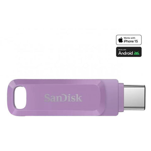 SanDisk Ultra Dual Drive Go unità flash USB 1 TB USB tipo-C 3.2 Gen 1 (3.1 Gen 1) Lavanda
