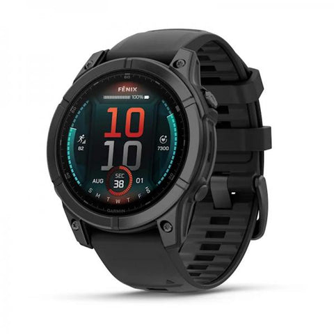 Garmin Fenix E 3,3 cm (1.3") AMOLED 47 mm Digitale 454 x 454 Pixel Touch screen Nero Wi-Fi GPS (satellitare)