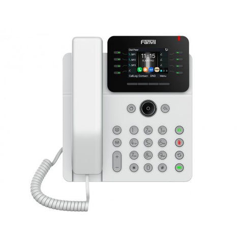 Fanvil V62G telefono IP Nero 12 linee LCD