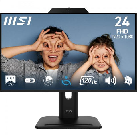 MONITOR MSI 23,8IPS FHD BK MM PVT DOCK WEB MSI PRO MP242PMG 1MS 120HZ WEBCAM