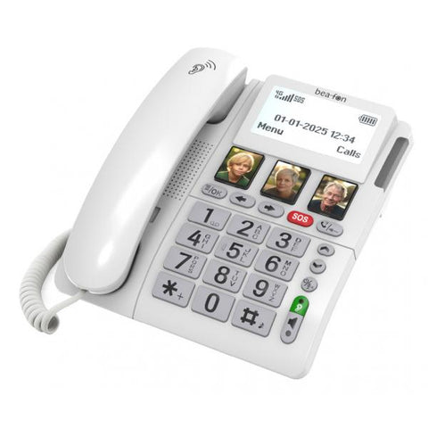 Beafon ML10 LTE Telefono analogico Identificatore di chiamata Bianco