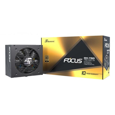 Seasonic Focus GX alimentatore per computer 750 W 20+4 pin ATX ATX Nero