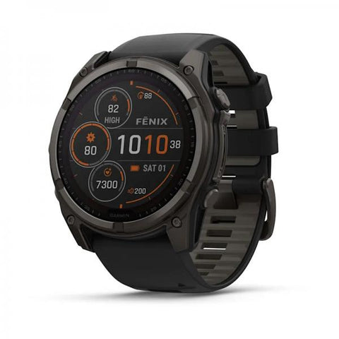Garmin fenix 8 3,56 cm (1.4") 51 mm Digitale 280 x 280 Pixel Touch screen Titanio Wi-Fi GPS (satellitare)
