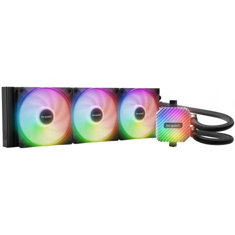 be quiet! LIGHT LOOP 360mm Black Processore Raffreddatore di liquidi tutto in uno 12 cm Nero 1 pz (be quiet! Light Loop 360mm AIO Liquid Cooler - High-Performance ARGB All-in-One Water Cooling System