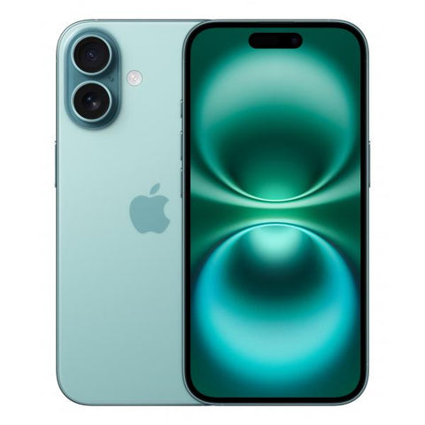 Apple iPhone 16 128GB Verde acqua (Apple iPhone 16 - 5G smartphone - dual SIM /Memoria Interna 128 GB - OLED display - 6.1 - 2556 x 1179 pixel - 2x fotocamere posteriori 48 MP, 12 MP - front camera 1