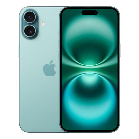 Apple iPhone 16 Plus 128GB Verde acqua (Apple iPhone 16 Plus - 5G smartphone - dual SIM /Memoria Interna 128 GB - display OLED - 6.7 - 2796 x 1290 pixels - 2x fotocamere posteriori 48 MP, 12 MP - fro