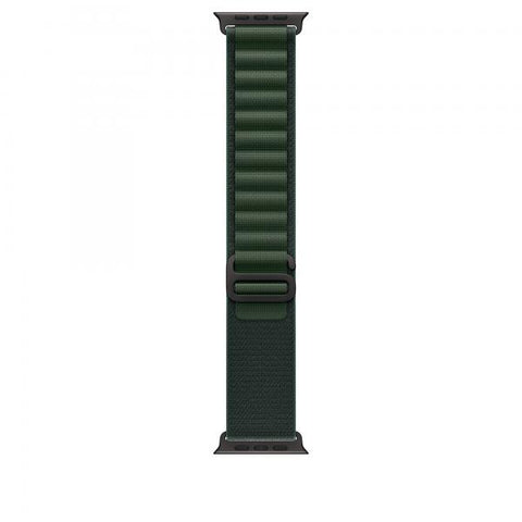 Apple MYPR3ZM/A accessorio indossabile intelligente Band Verde Poliestere, Spandex, Titanio (-APPLE WATCH 49 DARK GREEN B TI ALP)