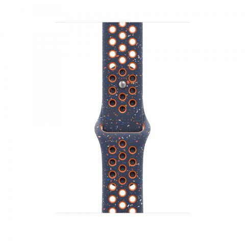 Apple MYLA3ZM/A accessorio indossabile intelligente Band Blu, Arancione Fluoroelastomero (APPLE WATCH 46 BLUE FLAME NSB S/M)