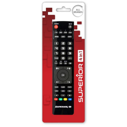 TELECOMANDO SUPERIOR ELECRONICS UNIVERSALE 4 IN 1 SLIM - NECESSITA DEL PROGRAMMATORE USB SUPERIOR PER ESSERE PROGRAMMATO