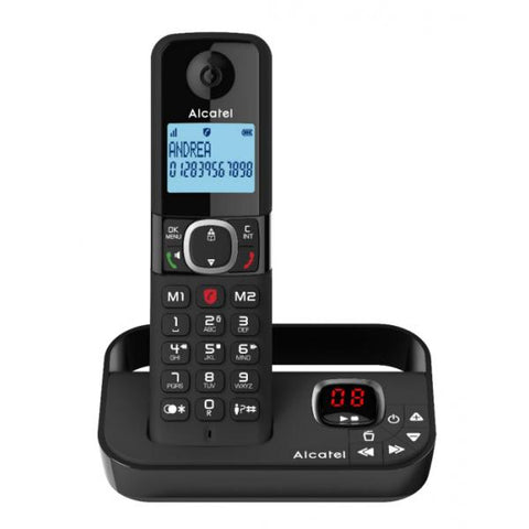 Alcatel F860 Voice Telefono analogico Identificatore di chiamata Nero