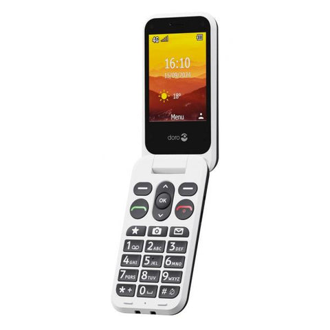 Doro Leva L20 7,11 cm (2.8") 132 g Nero, Bianco Telefono cellulare basico