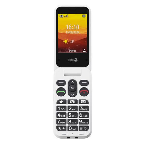 Doro Leva L20 7,11 cm (2.8") 132 g Rosso, Bianco Telefono cellulare basico