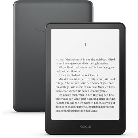Amazon Kindle Paperwhite Signature Edition lettore e-book Touch screen 32 GB Wi-Fi Nero, Metallico (Kindle Paperwhite Signature Edition black)