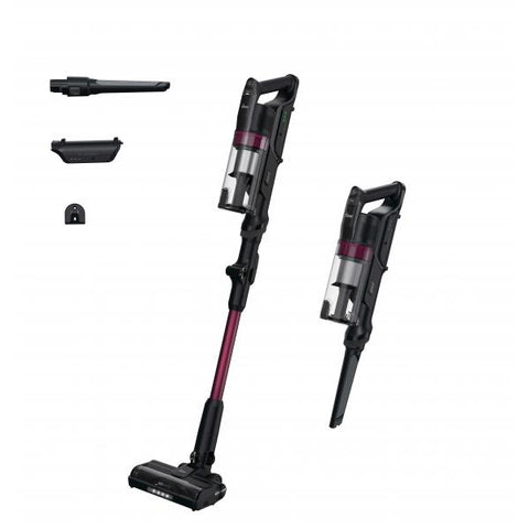 HOOVER HF1P10HX 011 SCOPA ELETTRICA RICARICABILE SENZA FILI SENZA SACCO 2 IN 1 TUBO FLESSIBILE SPAZZOLA CON LUCI LED TECNOLOGIA ANTI TWIST MAGENTA