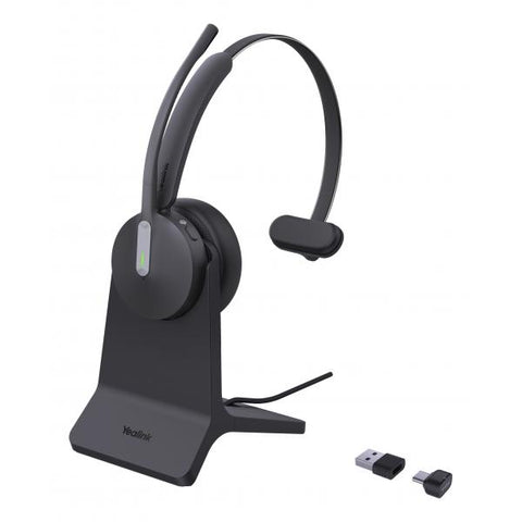 Yealink BH70 Mono with Stand Teams Auricolare Wireless A Padiglione Ufficio USB tipo A Bluetooth Base di ricarica Nero