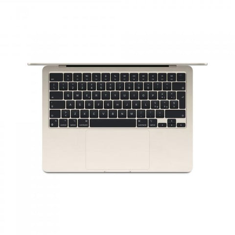 Apple MacBook Air de 13" (13,6") Chip Apple M2 CPU de 8 núcleos GPU de 8 núcleos RAM de 16 GB SSD de 256 GB Italia Starlight