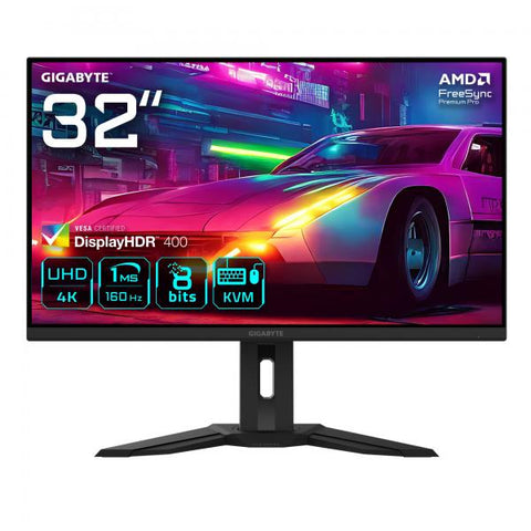 GIGABYTE M32UP 31.5" Monitor gaming UHD - 3840 x 2160, 160 Hz, 1 ms, 350 cd/m, AMD FreeSync Premium Pro, DisplayHDR 400, HDMI 2.1, Displayport 1.4
