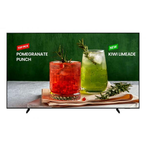 Samsung LH98BEDHLGUXEN visualizzatore di messaggi Pannello piatto per segnaletica digitale 2,49 m (98") Wi-Fi 4K Ultra HD Nero, Grafite Processore integrato Tizen 16/7