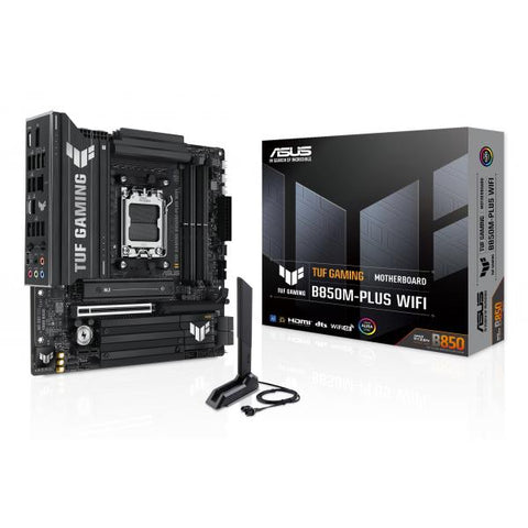 ASUS TUF GAMING B850M-PLUS WIFI AMD B850 Zócalo AM5 micro ATX (ASUS - paquete completo)