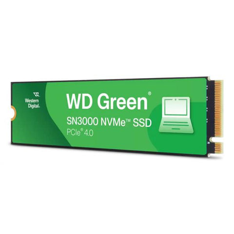 WESTERN DIGITAL GREEN SN3000 SSD 500GB INTERNO M.2 2280 NVMe PCIe 4.0 x 4