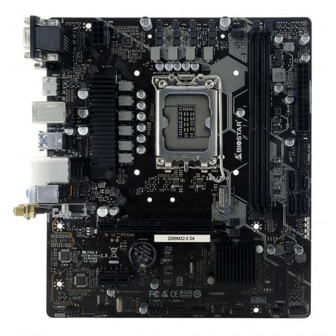 BIOSTAR Z690MX2-E D4 SCHEDA MADRE INTEL Z690 LGA 1700 2 X DDR4 MICRO ATX