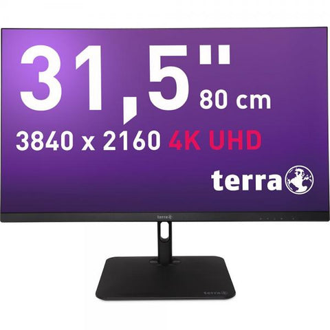 TERRA 3030234 Monitor PC 80 cm (31.5") 3840 x 2160 Pixel 4K Ultra HD LCD Nero