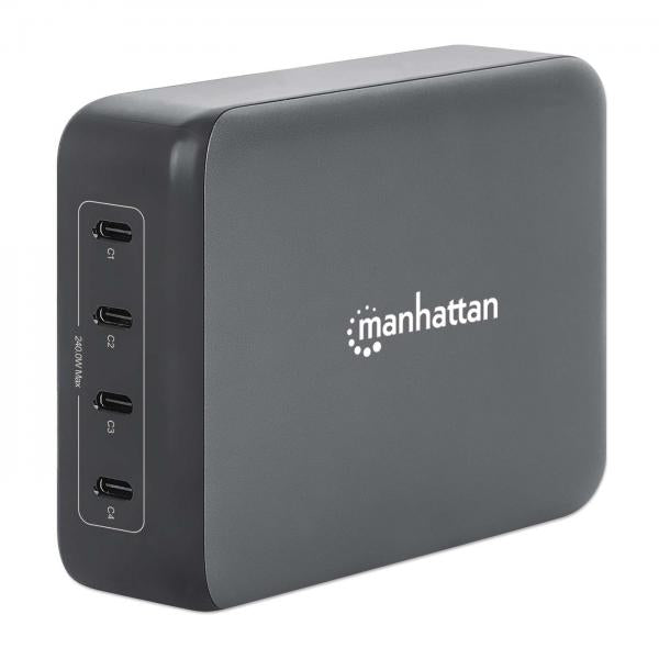 Manhattan 102667 Caricabatterie per dispositivi mobili Telefono cellulare, Computer portatile, Console portatile, Smartphone, Tablet Nero AC Ricarica rapida Interno (Hdmi Cable With Ethernet, - 4K@30