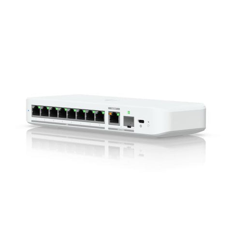 Ubiquiti UniFi Flex 2.5G Gestito L2 2.5G Ethernet (100/1000/2500) Supporto Power over Ethernet (PoE) Montaggio da desktop/parete Bianco